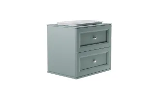 Тумба с раковиной Astra-Form Классик 4631177715723 80 см зелёный матовый